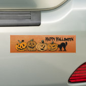 Halloween-Kürbis Autoaufkleber (Auf Auto)