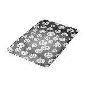 Halloween-Kürbis Badematte (Schrägansicht)