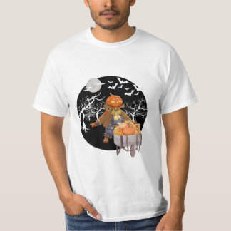 Halloween-Kürbis beängstigendes Design T-Shirt