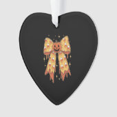 Halloween-Kürbis-Bogen Candy Corn Ornament (Vorderseite)