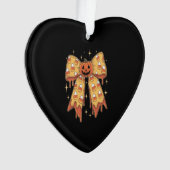 Halloween-Kürbis-Bogen Candy Corn Ornament (Vorderseite)
