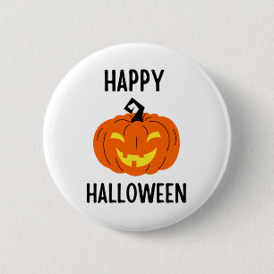 Halloween-Kürbis Button