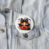 Halloween-Kürbis Button (Beispiel)