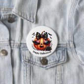 Halloween-Kürbis Button (Beispiel)