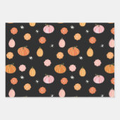 Halloween-Kürbis, Candy Mais, Black Cats Geschenkpapier Set (Vorderseite)