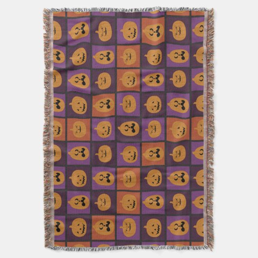 Halloween-Kürbis Decke (Vorderseite Vertikal)