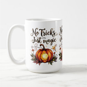 Halloween-Kürbis-Design Keine Tricks, nur Magie Kaffeetasse