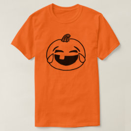 Halloween Kürbis Emoji Shirt lacht Emoji-Gruppe