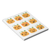 "Halloween-Kürbis-Emojis" Notizblock (angewinkelt)