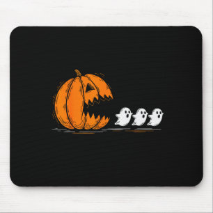 Halloween-Kürbis essende Geister Lustiger Soky-Kos Mousepad