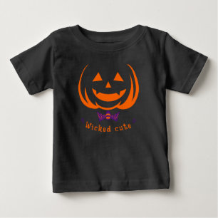 Halloween Kürbis faues Kostüm niedlich Baby T-shirt