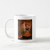 Halloween-Kürbis-Fee Kaffeetasse (Links)