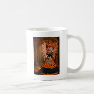Halloween-Kürbis-Fee Kaffeetasse
