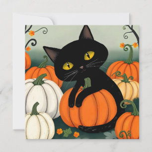 Halloween-Kürbis Feiertagskarte