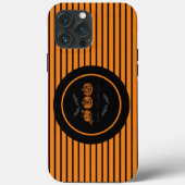 Halloween/Kürbis/Fledermaus Case-Mate iPhone Hülle (Rückseite)
