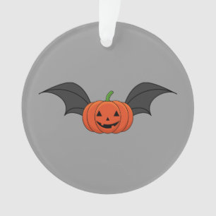 Halloween-Kürbis-Fledermaus Ornament