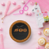 Halloween/Kürbis/Fledermaus-Papierschale Pappteller (Party)