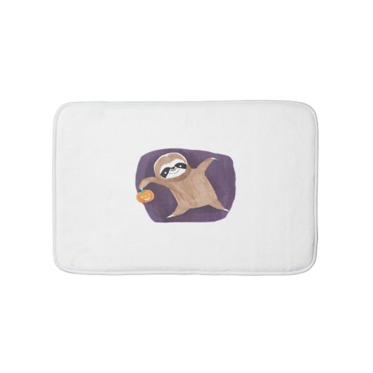 Halloween, Kürbis, Fledermaus, Spinne, Spinnennetz Badematte (Vorderseite)