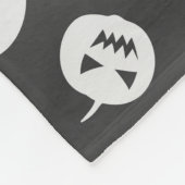 Halloween-Kürbis Fleecedecke (Ecke)