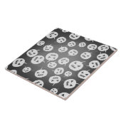 Halloween-Kürbis Fliese (Seite)