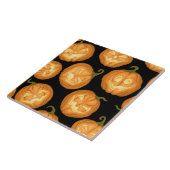 Halloween-Kürbis Fliese (Seite)