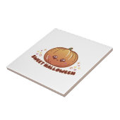 Halloween-Kürbis Fliese (Seite)