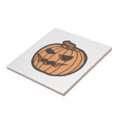 Halloween-Kürbis Fliese (Seite)