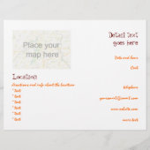 Halloween-Kürbis Flyer (Hinten)