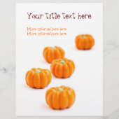 Halloween-Kürbis Flyer (Vorne)