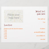 Halloween-Kürbis Flyer (Hinten)