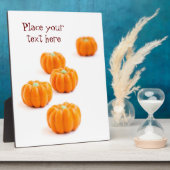 Halloween-Kürbis Fotoplatte (Seite)