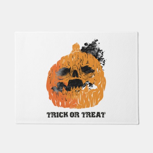 Halloween-Kürbis Fußmatte (Vorderseite)