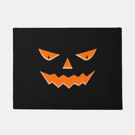 Halloween-Kürbis Fußmatte (Vorderseite)