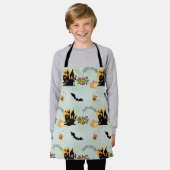 Halloween Kürbis Geister Hexenkinder Schürze (Getragen)
