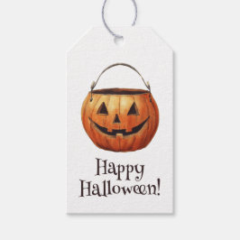 Halloween-Kürbis-Geschenkanhänger Geschenkanhänger