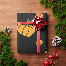 Halloween-Kürbis Geschenkpapier