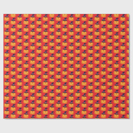 Halloween-Kürbis Geschenkpapier