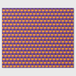 Halloween-Kürbis Geschenkpapier