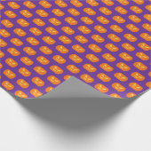 Halloween-Kürbis Geschenkpapier (Ecke)