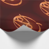 Halloween-Kürbis Geschenkpapier (Ecke)