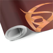 Halloween-Kürbis Geschenkpapier (Rolleneckpunkt)