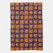 Halloween-Kürbis Geschirrtuch (Vertikal)