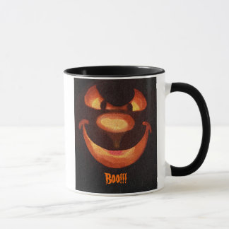Halloween-Kürbis-Gesicht - Boo!!! Tasse