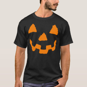 Halloween-Kürbis-Gesichts-T-Shirt T-Shirt