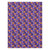 Halloween Kürbis Gespenster Fledermäuse lila Muste Tischdecke (Vorderseite)