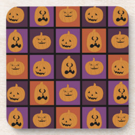 Halloween-Kürbis Getränkeuntersetzer