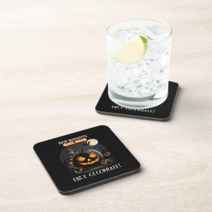 Halloween-Kürbis Getränkeuntersetzer