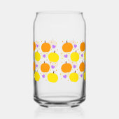 Halloween-Kürbis-Glas Halloween-Trinkglas Dosenglas (Links)