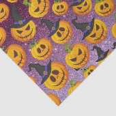 Halloween-Kürbis-Glitzer Seidenpapier (Ausschnitt)