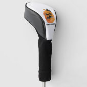 Halloween-Kürbis Golf Headcover (angewinkelt)